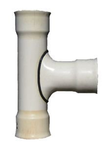 Tee PVC 100 PSI 355mm x 355mm x 200mm CEE MMM - C3407355200