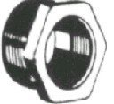 Reduccion Bushing de fe Negro 1/2 Pulg. x 1/4 Pulg. - REDBUSH FENE1/2X1/4" TUBMEX
