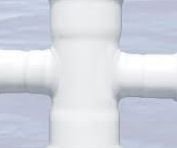 Cruz PVC 100 PSI 10 X 10 X 3 X 3 AAAA MMII - PVC100-C101033AAAAMMII