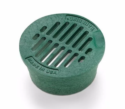 RAIN BIRD DG3RFG Regilla redonda plana 3 pulg. verde - DG3RFG