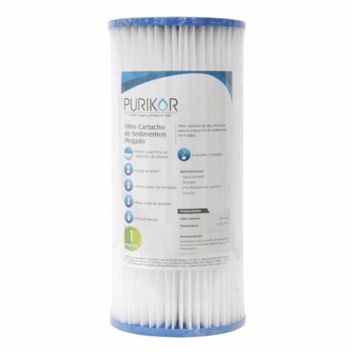 CARTUCHO PLEGADO 20X4.5 5 MICRAS -  PKCPL4.5X20X5