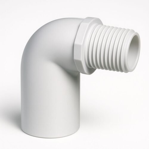 AQUPLA Codo de 90° CEM x ROSCA macho 3/4 Pulg. PVC C40 - 395.260.222
