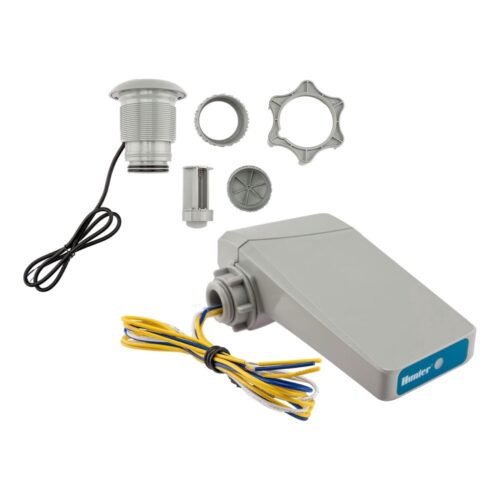HUNTER Kit de comunicaci?n inal?mbrica para medidor de caudal HC incluye transmisor y receptor 900 MHz - WHCFLOW