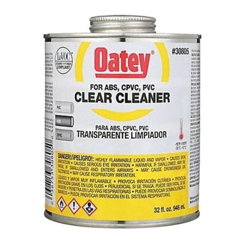 OATEY Limpiador Transparente, 1 galon,  color transparente, para PVC, CPVC y ABS todos los diametros - 32420MX