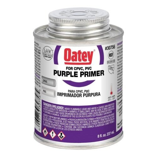 OATEY Primer Morado, 8 oz. = 236 ml., para PVC y CPVC todos los diametros - 32395MX