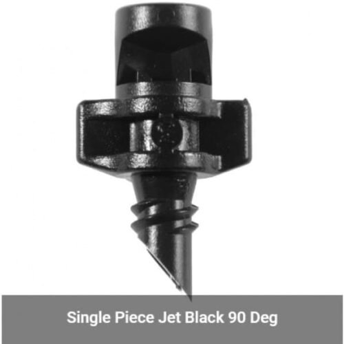 AGRIFIM HYDRO-FLO Fan spray jet microaspersor 90° boquilla 0.030pulg. color negro. conexión RM 10/32pulg. - TF39