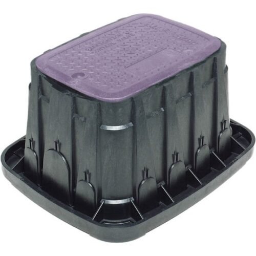 RAIN BIRD - VBMAXPH - Caja de valvulas  maxi jumbo - Cuerpo negro con tapa purpura + 2 candados - A61484