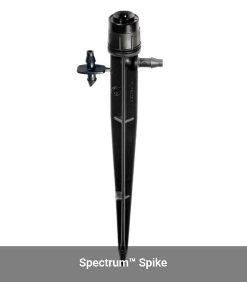 ANTELCO SPECTRUM Vortex spray ajustable con estaca y adaptador de insersion para tubin (030 PSI. 089 LPH) - 32098